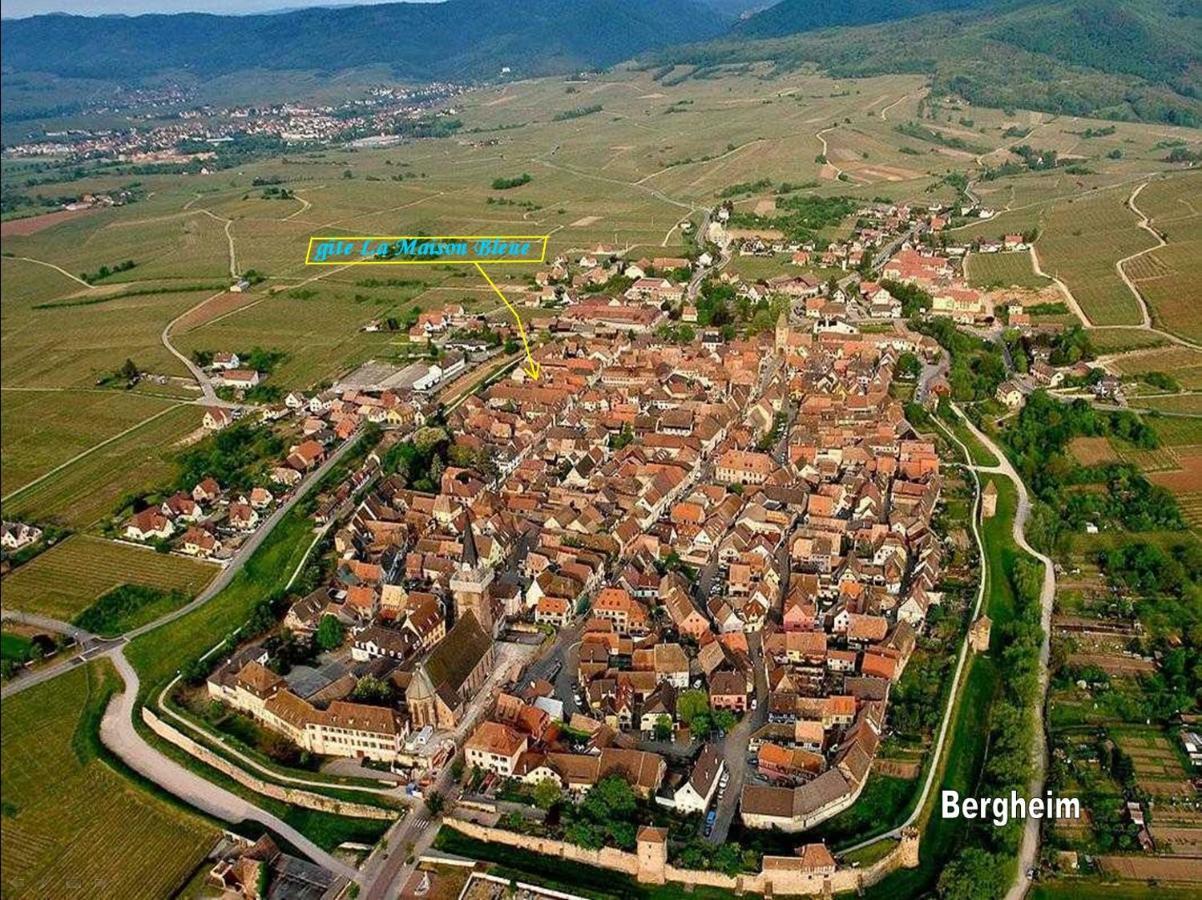 Gite La Maison Bleue Бергхайм Екстериор снимка